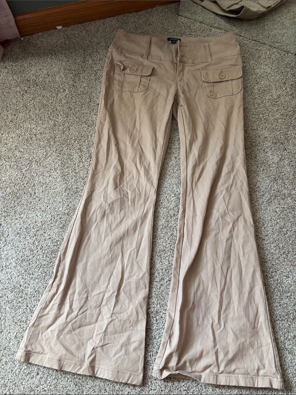 wild fable Tan High-Waist Utility Pants